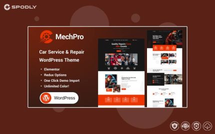 Mechpro – Car Service & Repair WordPress Theme