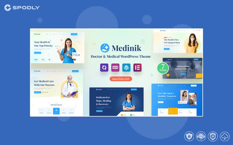 Medinik - Doctor & Medical WordPress Theme Medinik - Doctor & Medical WordPress Theme