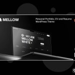 Mellow - Personal Portfolio WordPress Theme