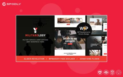Militarology - Military Service & Army Veterans WordPress Theme