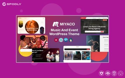 Miyaco - Music And Event WordPress Theme