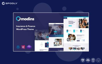 Modins - Insurance & Finance WordPress Theme