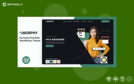 Morphy – Personal Portfolio WordPress Theme