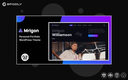 Mrigon – Personal Portfolio WordPress Theme