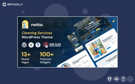 Netto - Cleaning Company WordPress Theme