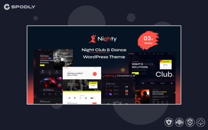 Nighty - Night Club WordPress Theme