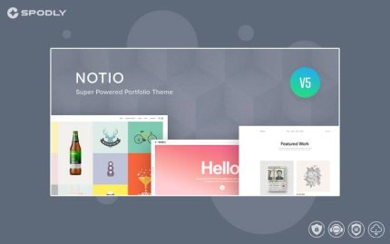 Notio - Creative Portfolio WordPress Theme