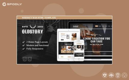 OldStory - Whisky Bar | Pub | Restaurant Site Template