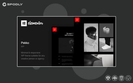 Pekko - Minimal Dark WordPress Theme
