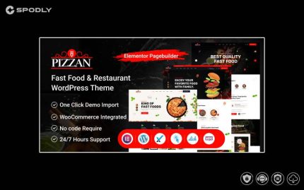 Pizzan - Fast Food and Restaurant WordPress Theme