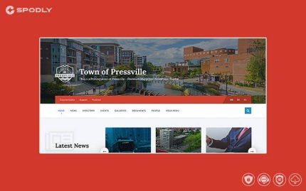 Pressville - Municipal & City Government WordPress Theme