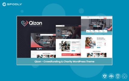 Qizon - Crowdfunding & Charity WordPress Theme