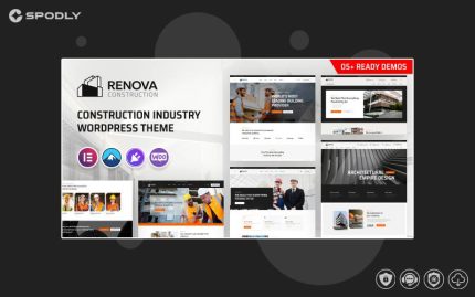 Renova - Construction Industry WordPress Theme