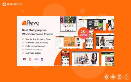 Revo - Multipurpose Elementor WooCommerce WordPress Theme 25+ Homepages & 5+ Mobile