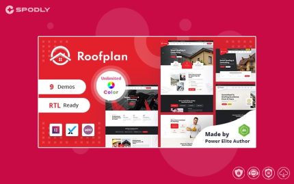 Roofplan - Roofing Services WordPress Theme + RTL