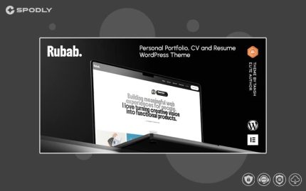 Rubab - Personal Portfolio WordPress Theme