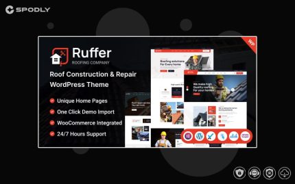 Ruffer - Roof Construction & Repair WordPress Theme
