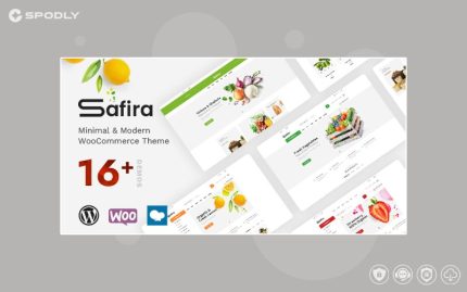 Safira - Food & Organic WooCommerce WordPress Theme