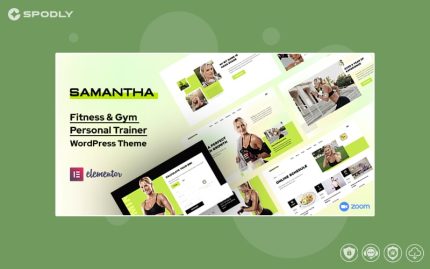 Samantha - Personal Trainer & Fitness WordPress Theme