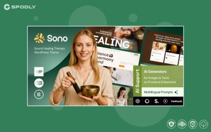 Sono - Sound Healing Therapy WordPress Theme