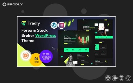 Tradly - Trading, Investment,Forex Broker & Stock Broker WordPress Theme