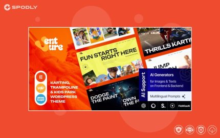 Venture - Karting, Theme Park & Carousel WordPress Theme