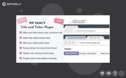 WP Fancy Title and Ticker WordPress Plugin