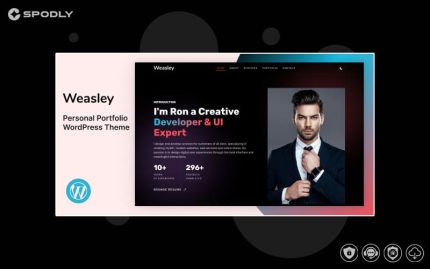 Weasley – Personal Portfolio WordPress Theme