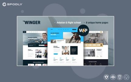 Winger - Aviation & Flight School WordPress Theme