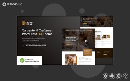 Woodzone – Carpenter & Craftsman Gutenverse FSE WordPress Block Theme