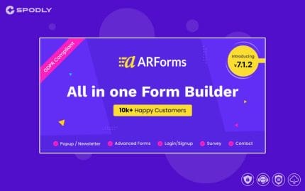 WordPress Contact Form Plugin/Form builder - ARForms