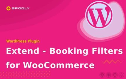 Wordpress Plugin Extend - Booking Filters for WooCommerce