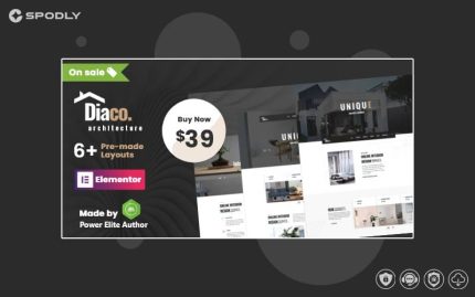 Diaco - Architecture & Interior Design Elementor WordPress Theme