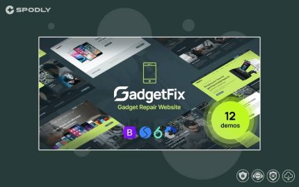 Gadgetfix - Phone and Gadget Repair Service Website Template