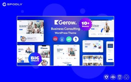 Gerow - Business Consulting WordPress Theme + RTL