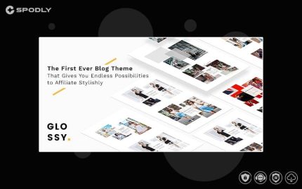 Glossy - Fashion Blog Theme for Stylish Affiliation
