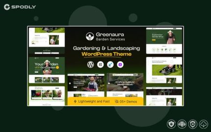 Greenaura - Gardening & Landscaping WordPress Theme
