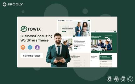 Growix – Business Consulting WordPress Theme