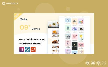 Gute Minimalist Blog WordPress Theme
