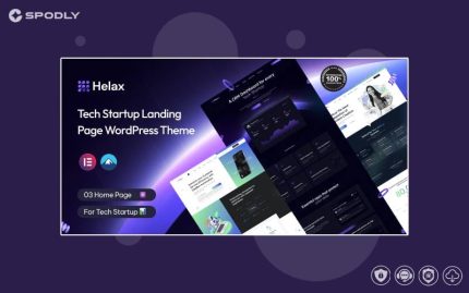 Helax - Tech Startup WordPress Theme
