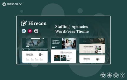 Hirecon - Staffing Agencies WordPress Theme