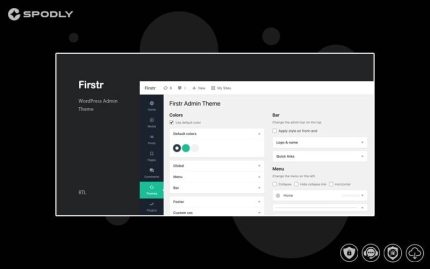 Wordpress plugin Firstr - WordPress Admin Theme