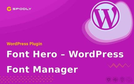 Wordpress plugin Font Hero – WordPress Font Manager