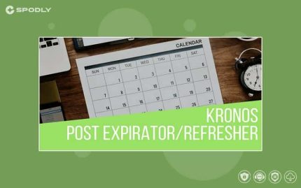 Wordpress plugin Kronos Automatic Post Expirator Plugin for WordPress