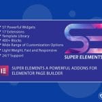 Wordpress plugin Super Elements - Addons for Elementor
