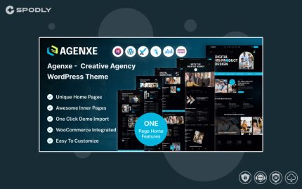 Agenxe – Creative Agency WordPress Theme