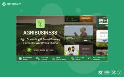 Agribusiness - Agriculture Business Consulting WordPress Theme