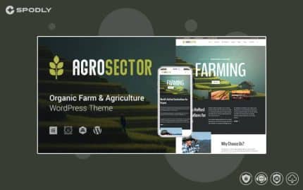 Agrosector - Agriculture & Organic Food WordPress Theme