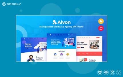 Alvon - Multipurpose Startup & Agency WordPress Theme