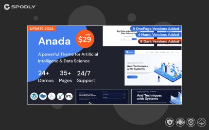 Anada - AI Agency & Data Science WordPress